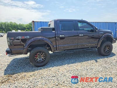 Trzecie zdjęcie samochodu z tyłu: 2018 FORD F150 SUPERCREW VIN:1FTEW1E57JFD93430 - miniatura