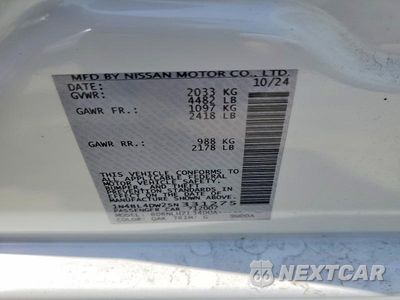 Zdjęcie 12 z 12 samochodu: 2025 NISSAN ALTIMA SV VIN:1N4BL4DW2SN331275 - miniatura