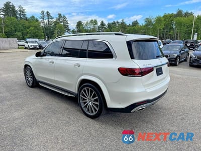 Trzecie zdjęcie samochodu z tyłu: 2020 MERCEDES-BENZ GLS 580 4MATIC VIN:4JGFF8GE1LA218323 - miniatura