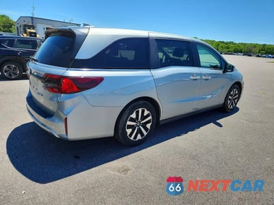Trzecie zdjęcie samochodu z tyłu: 2025 HONDA ODYSSEY EXL VIN:5FNRL6H69SB071048 - miniatura