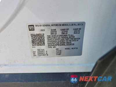 Zdjęcie 14 z 14 samochodu: 2025 CHEVROLET EQUINOX LT VIN:3GNAXPEG9SL322616 - miniatura