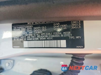 Zdjęcie 13 z 13 samochodu: 2010 VOLVO XC60 T6 VIN:YV4992DZ7A2065903 - miniatura