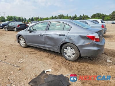 Drugie zdjęcie samochodu z przodu: 2012 HONDA CIVIC HYBRID VIN:JHMFB4F24CS004029 - miniatura