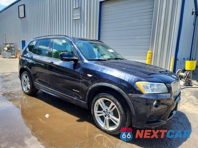 Czwarte zdjęcie samochodu z boku: 2013 BMW X3 XDRIVE28I VIN:5UXWX9C57D0D07349 - miniatura