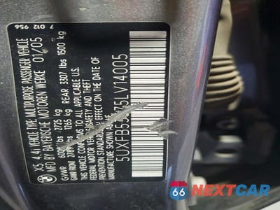 Zdjęcie 13 z 13 samochodu: 2005 BMW X5 4.4I VIN:5UXFB53575LV14005 - miniatura