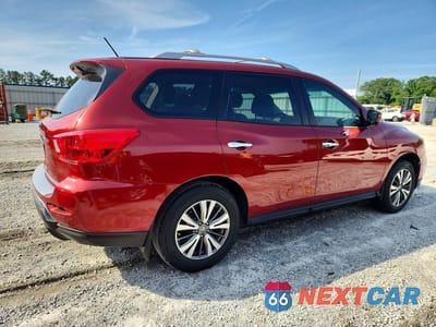 Trzecie zdjęcie samochodu z tyłu: 2017 NISSAN PATHFINDER S VIN:5N1DR2MN7HC681949 - miniatura