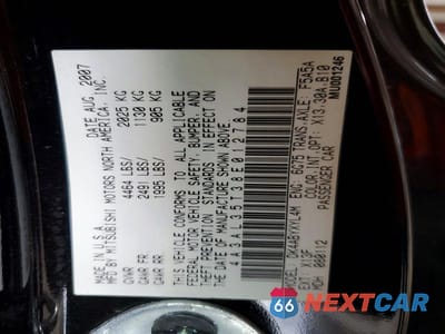 Zdjęcie 12 z 12 samochodu: 2008 MITSUBISHI ECLIPSE SPYDER GT VIN:4A3AL35T38E012784 - miniatura
