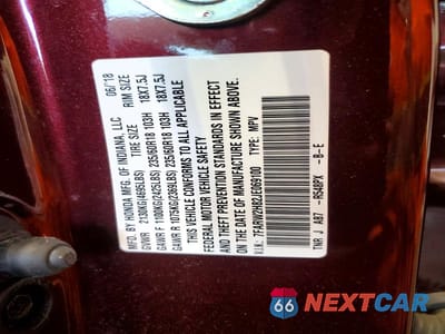 Zdjęcie 13 z 13 samochodu: 2018 HONDA CR-V EXL VIN:7FARW2H82JE069100 - miniatura