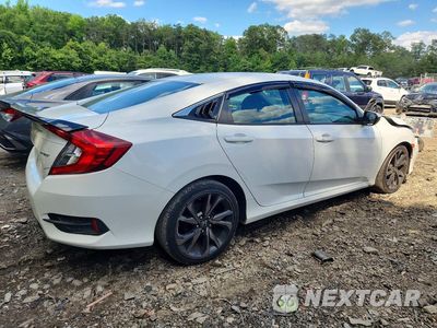 Trzecie zdjęcie samochodu z tyłu: 2020 HONDA CIVIC SPORT VIN:2HGFC2F89LH584359 - miniatura