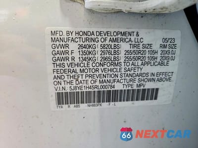 Zdjęcie 14 z 14 samochodu: 2024 ACURA MDX TECHNOLOGY VIN:5J8YE1H45RL000784 - miniatura