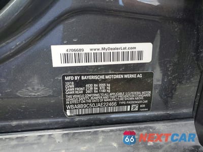 Zdjęcie 12 z 12 samochodu: 2018 BMW 330 I VIN:WBA8B9C50JAE22466 - miniatura