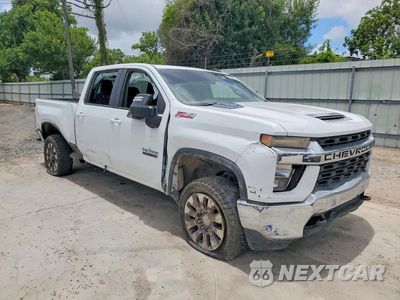 Czwarte zdjęcie samochodu z boku: 2021 CHEVROLET SILVERADO K2500 HEAVY DUTY LT VIN:1GC4YNEY0MF208727 - miniatura