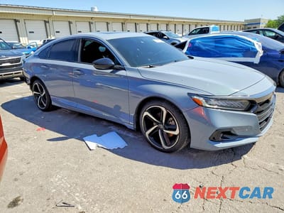 Czwarte zdjęcie samochodu z boku: 2022 HONDA ACCORD SPORT VIN:1HGCV2F37NA020602 - miniatura