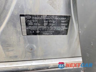 Zdjęcie 12 z 12 samochodu: 2022 HYUNDAI SONATA SEL PLUS VIN:5NPEJ4J21NH140899 - miniatura