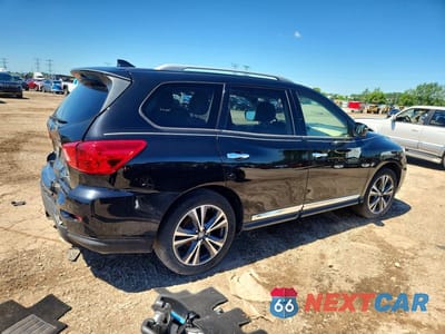Trzecie zdjęcie samochodu z tyłu: 2020 NISSAN PATHFINDER PLATINUM VIN:5N1DR2DM0LC622533 - miniatura
