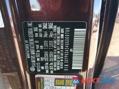 Zdjęcie 12 z 12 samochodu: 2016 KIA SORENTO SX V6 VIN:5XYPKDA54GG069708 - miniatura