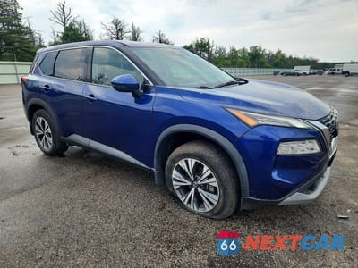 Czwarte zdjęcie samochodu z boku: 2021 NISSAN ROGUE SV VIN:5N1AT3BB1MC815481 - miniatura