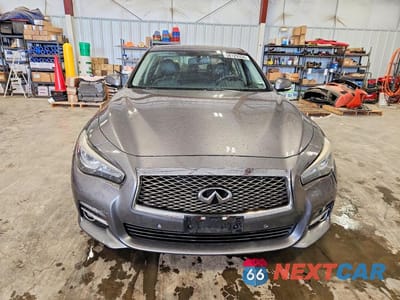 Piąte zdjęcie samochodu w środku: 2014 INFINITI Q50 BASE VIN:JN1BV7AR5EM682778 - miniatura