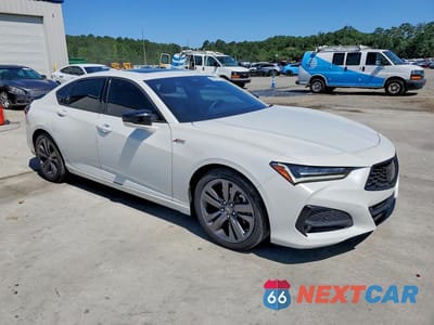 Czwarte zdjęcie samochodu z boku: 2023 ACURA TLX TECH A VIN:19UUB5F52PA001958 - miniatura