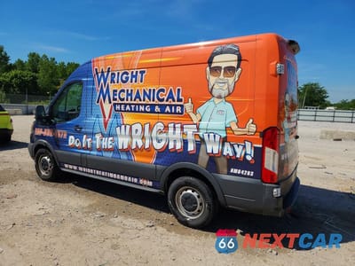 Drugie zdjęcie samochodu z przodu: 2018 FORD TRANSIT T-150 VIN:1FTYE1CM2JKA94347 - miniatura