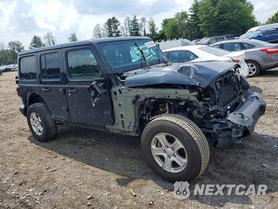 Czwarte zdjęcie samochodu z boku: 2021 JEEP WRANGLER UNLIMITED SPORT VIN:1C4HJXDG2MW507243 - miniatura
