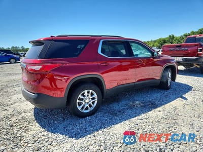 Trzecie zdjęcie samochodu z tyłu: 2019 CHEVROLET TRAVERSE LT VIN:1GNEVGKW6KJ195124 - miniatura