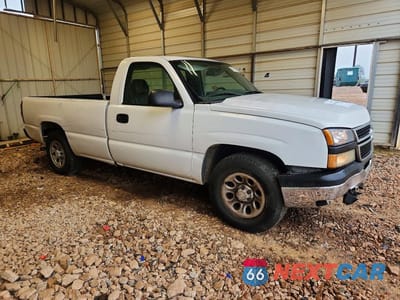 Czwarte zdjęcie samochodu z boku: 2006 CHEVROLET SILVERADO C1500 VIN:3GCEC14Z46G152816 - miniatura