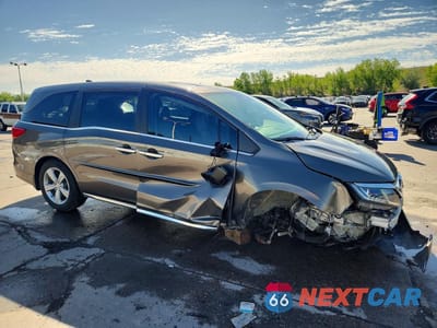 Czwarte zdjęcie samochodu z boku: 2019 HONDA ODYSSEY EXL VIN:5FNRL6H78KB017913 - miniatura