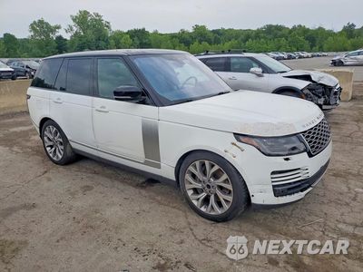 Czwarte zdjęcie samochodu z boku: 2019 LAND ROVER RANGE ROVER HSE VIN:SALGS2SV4KA554113 - miniatura