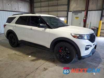 Czwarte zdjęcie samochodu z boku: 2021 FORD EXPLORER ST VIN:1FM5K8GC8MGC23510 - miniatura