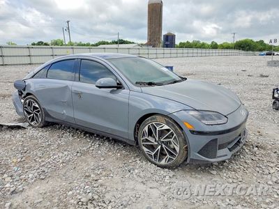 Czwarte zdjęcie samochodu z boku: 2023 HYUNDAI IONIQ 6 LIMITED VIN:KMHM54AA8PA040652 - miniatura