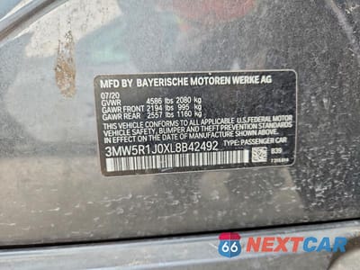 Zdjęcie 13 z 13 samochodu: 2020 BMW 330I VIN:3MW5R1J0XL8B42492 - miniatura