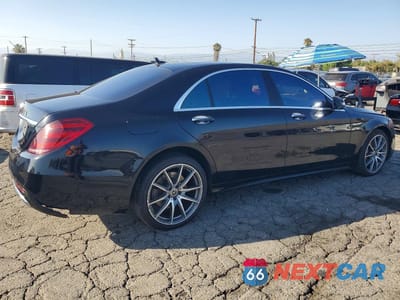 Trzecie zdjęcie samochodu z tyłu: 2018 MERCEDES-BENZ S 450 VIN:WDDUG6GB0JA382734 - miniatura