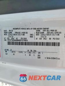 Zdjęcie 13 z 13 samochodu: 2022 FORD F250 SUPER - UTILITY / SERVICE TRUCK VIN:1FD7X2A68NEF37603 - miniatura