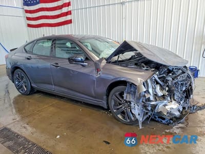Czwarte zdjęcie samochodu z boku: 2021 ACURA TLX TECH A VIN:19UUB6F55MA006671 - miniatura