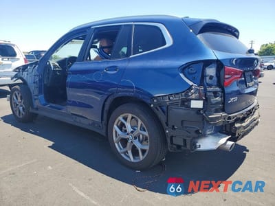 Drugie zdjęcie samochodu z przodu: 2021 BMW X3 SDRIVE30I VIN:5UXTY3C00M9G33460 - miniatura