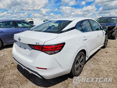 Trzecie zdjęcie samochodu z tyłu: 2022 NISSAN SENTRA SV VIN:3N1AB8CVXNY288615 - miniatura