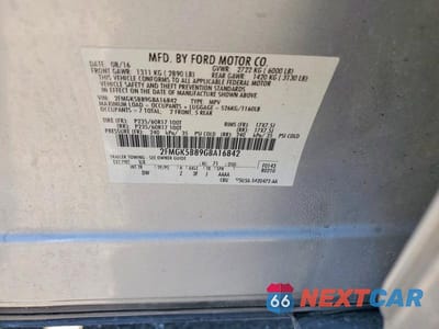 Zdjęcie 14 z 14 samochodu: 2016 FORD FLEX SE VIN:2FMGK5B89GBA16842 - miniatura