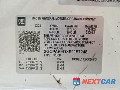 Zdjęcie 12 z 12 samochodu: 2024 CHEVROLET SILVERADO C1500 LTZ VIN:2GCPAEEDXR1157248 - miniatura