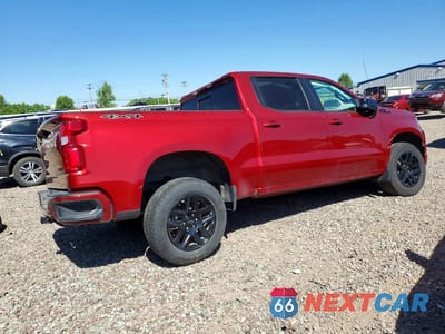 Trzecie zdjęcie samochodu z tyłu: 2025 CHEVROLET SILVERADO K1500 RST VIN:1GCUKEE86SZ214609 - miniatura