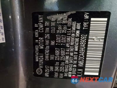 Zdjęcie 13 z 13 samochodu: 2017 HYUNDAI TUCSON SE VIN:KM8J3CA49HU489092 - miniatura