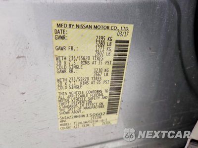 Zdjęcie 13 z 13 samochodu: 2017 NISSAN MURANO PLATINUM VIN:5N1AZ2MH8HN150602 - miniatura
