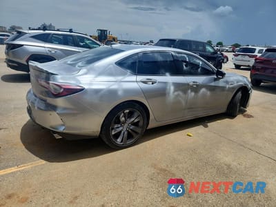 Trzecie zdjęcie samochodu z tyłu: 2021 ACURA TLX TECH A VIN:19UUB5F55MA000332 - miniatura