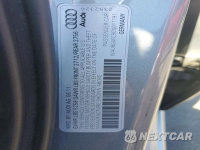 Zdjęcie 12 z 12 samochodu: 2012 AUDI A6 VIN:WAUBGAFC9CN011191 - miniatura