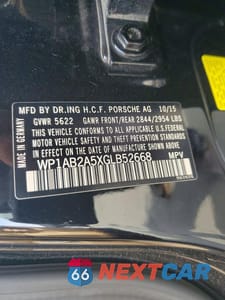 Zdjęcie 13 z 13 samochodu: 2016 PORSCHE MACAN S VIN:WP1AB2A5XGLB52668 - miniatura