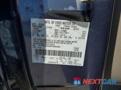 Zdjęcie 12 z 12 samochodu: 2006 FORD F150 VIN:1FTPX14546FB40550 - miniatura