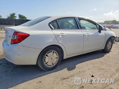 Trzecie zdjęcie samochodu z tyłu: 2012 HONDA CIVIC HF VIN:2HGFB2F67CH517468 - miniatura
