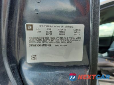 Zdjęcie 12 z 12 samochodu: 2010 CHEVROLET IMPALA LS VIN:2G1WA5EK0A1169089 - miniatura