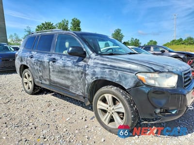 Czwarte zdjęcie samochodu z boku: 2009 TOYOTA HIGHLANDER SPORT VIN:JTEES43A192123217 - miniatura