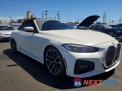Czwarte zdjęcie samochodu z boku: 2021 BMW 430I VIN:WBA23AT08MCG80333 - miniatura